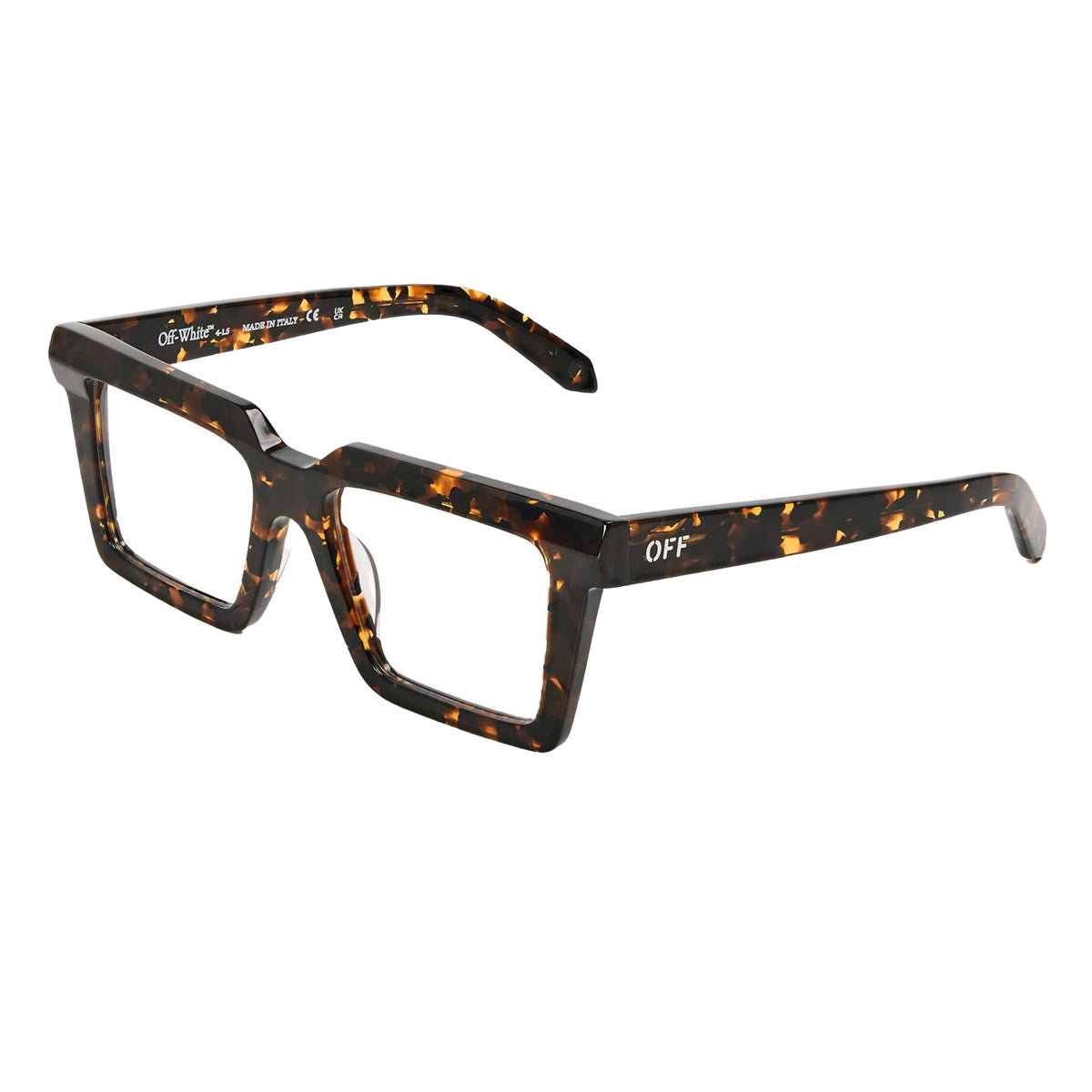 Havana - Front - Off White Womens-Ladies Square Glasses