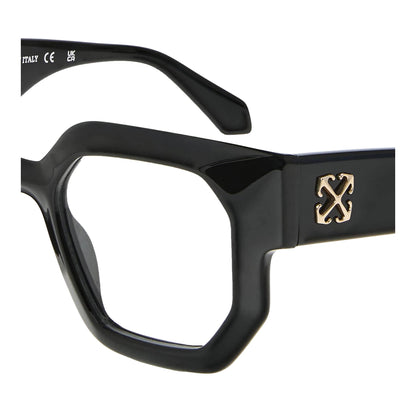 Black - Side - Off White Style 8B Arrow Logo Glasses
