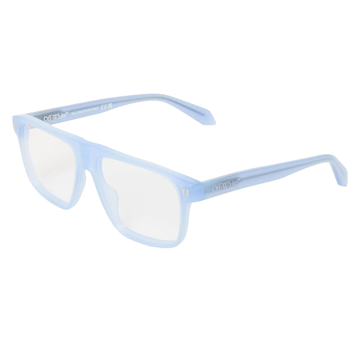 Baby Blue - Front - Off White Unisex Adult Style 8h Glasses