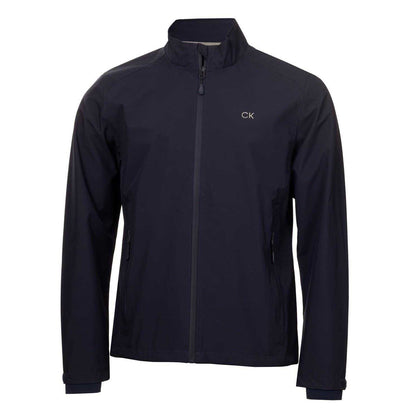 Navy - Front - Calvin Klein Mens Golf Waterproof Jacket