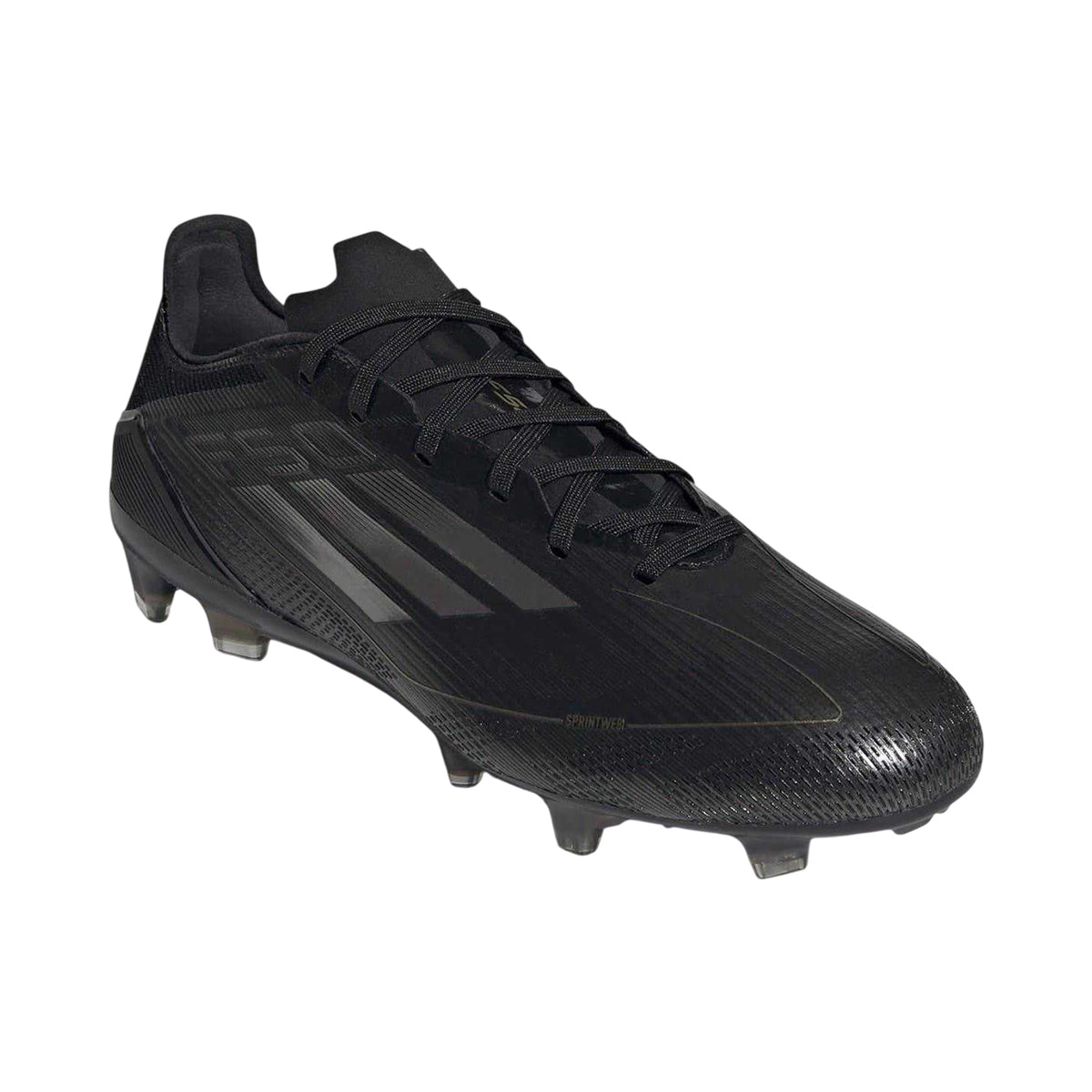 Black-Silver - Pack Shot - Adidas Mens F50 Pro Firm Ground Football Boots