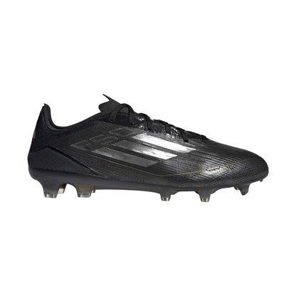 Black-Silver - Front - Adidas Mens F50 Pro Firm Ground Football Boots