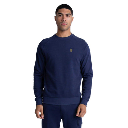 Navy - Side - Luke 1977 Mens New Guy 2 Crew Neck Sweatshirt
