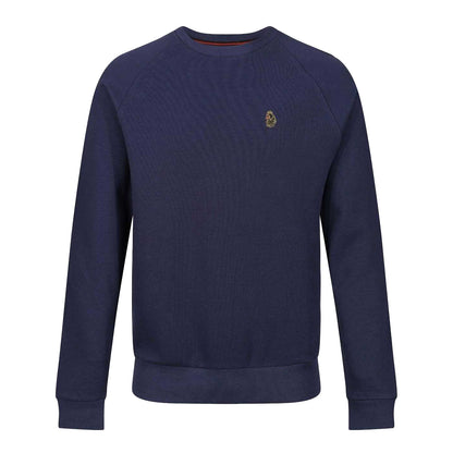 Navy - Front - Luke 1977 Mens New Guy 2 Crew Neck Sweatshirt