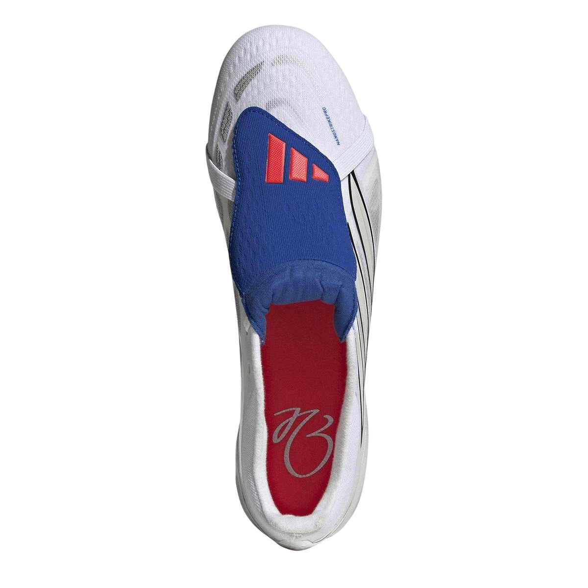 White-Blue - Lifestyle - Predator Mens Predator Folded Tongue Firm Ground Football Boots