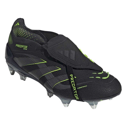 Black-Lemon - Pack Shot - Predator Mens Predator Elite Folded Tongue Soft Ground Football Boots
