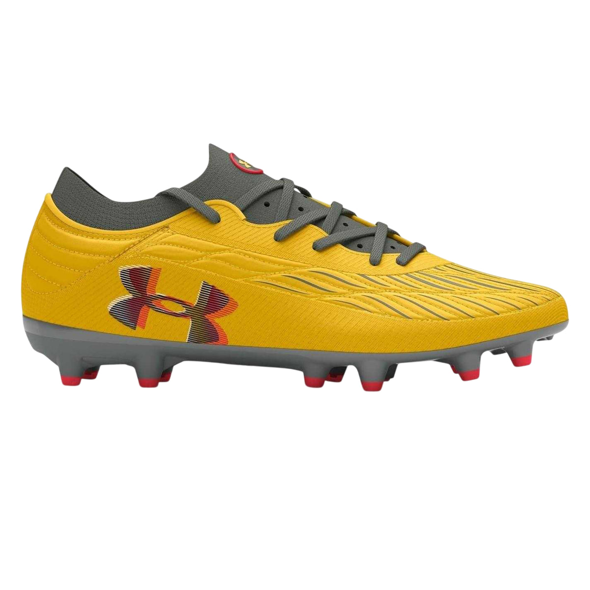 Taxi Yellow - Front - Under Armour Mens Magnetico 2 Pro Firm Ground Football Boots