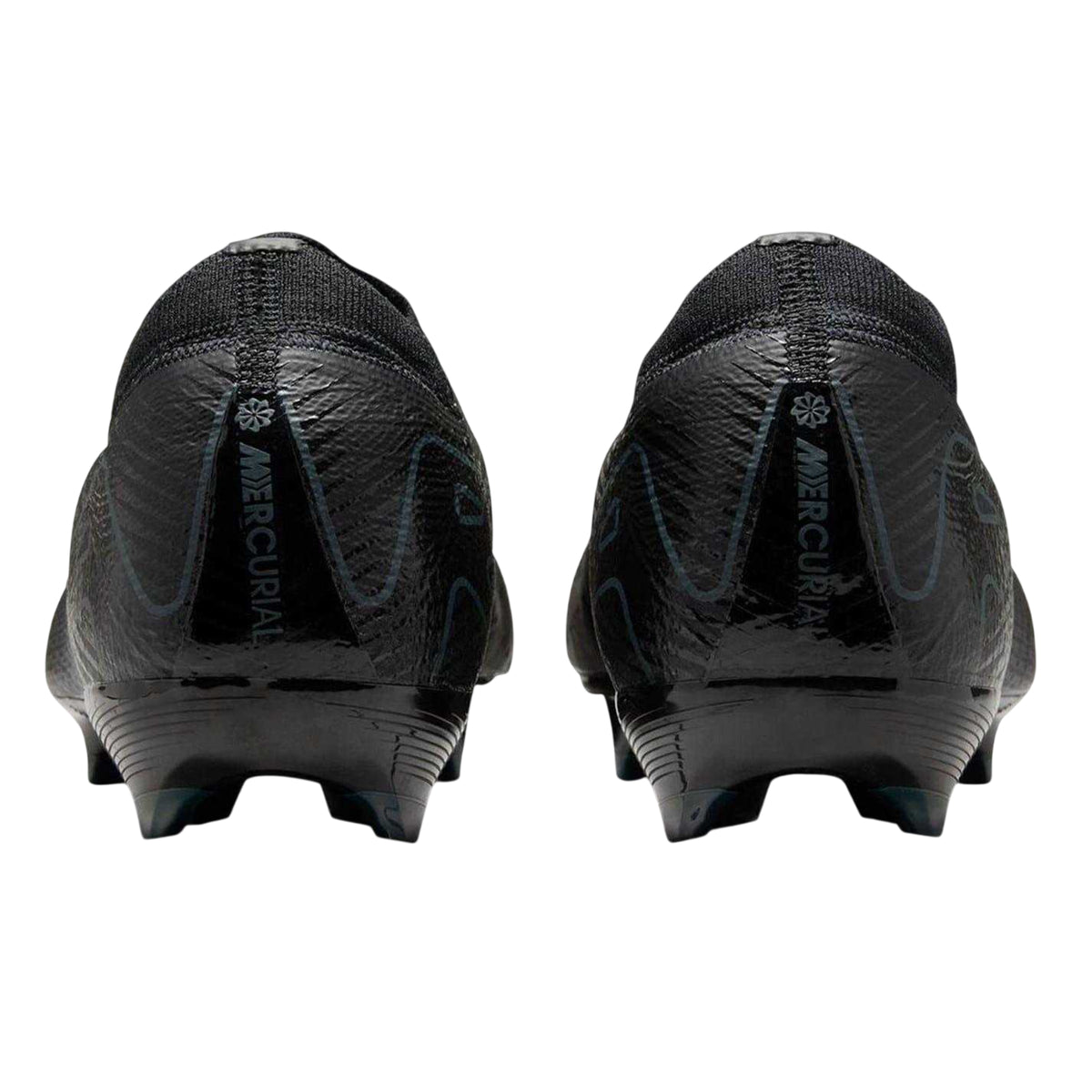 Black-Green - Back - Nike Childrens-Kids Vapor 16 Pro Firm Ground Football Boots