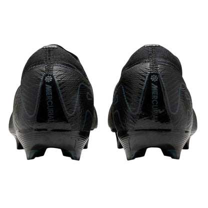 Black-Green - Back - Nike Childrens-Kids Vapor 16 Pro Firm Ground Football Boots
