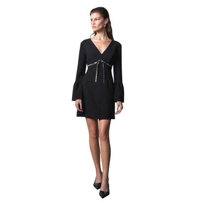 Black - Side - French Connection Womens-Ladies Mini Dress