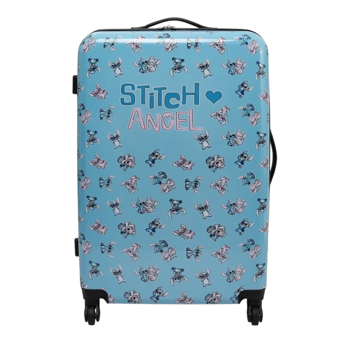 Blue - Front - Characters Lilo & Stitch Stitch & Angel Suitcase