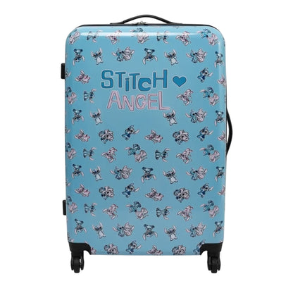 Blue - Front - Characters Lilo & Stitch Stitch & Angel Suitcase