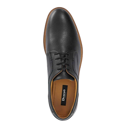 Black - Lifestyle - Dune London Mens Sollus Leather Derby Shoes