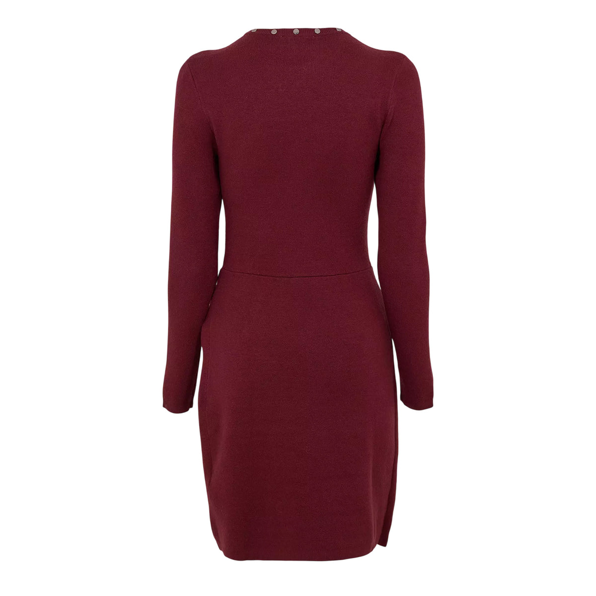 Burgundy - Back - Never Fully Dressed Womens-Ladies Sammie Shift Dress