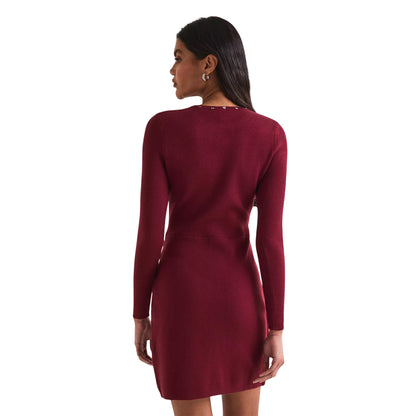 Burgundy - Lifestyle - Never Fully Dressed Womens-Ladies Sammie Shift Dress