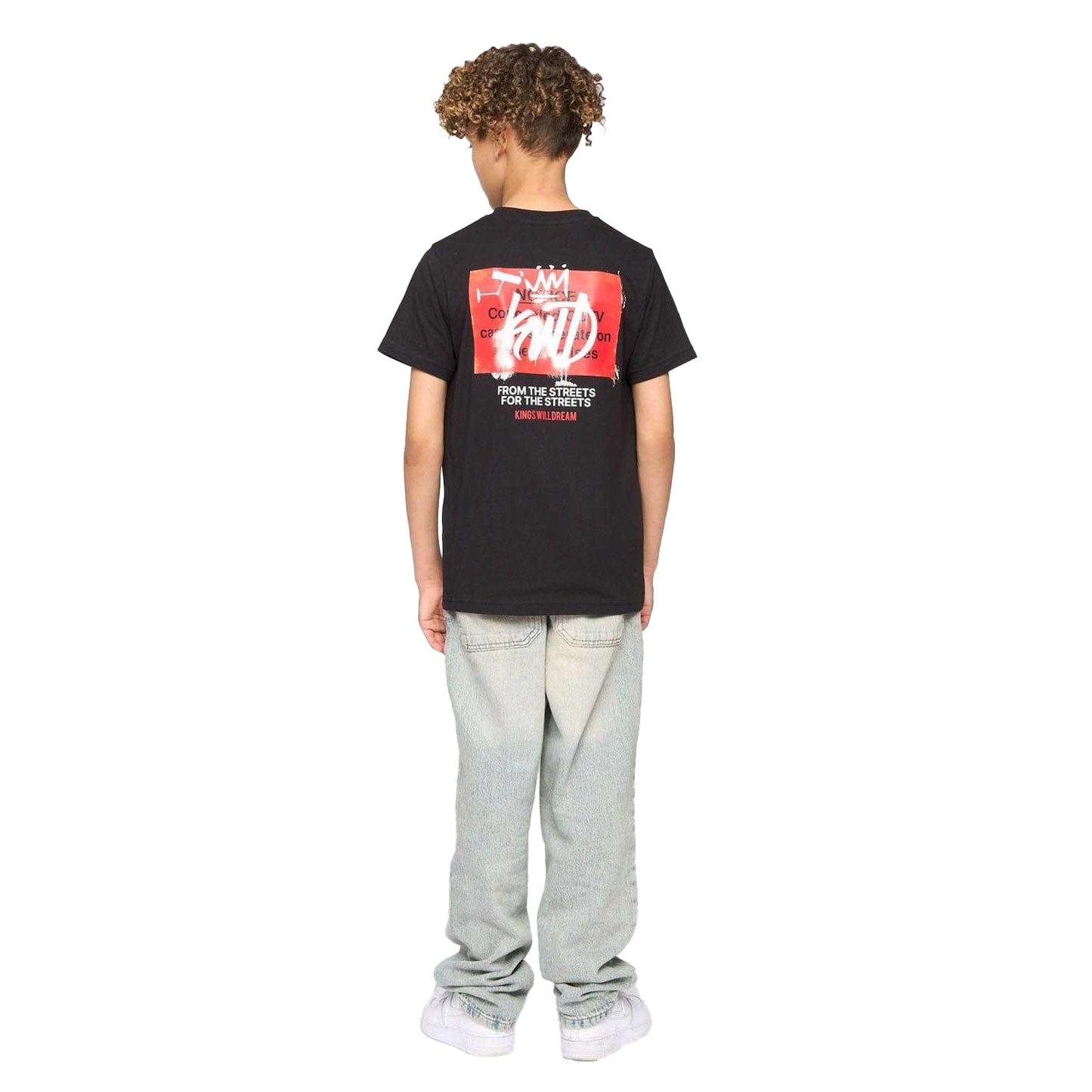 Black - Back - Kings Will Dream Childrens-Kids Cceetv T-Shirt