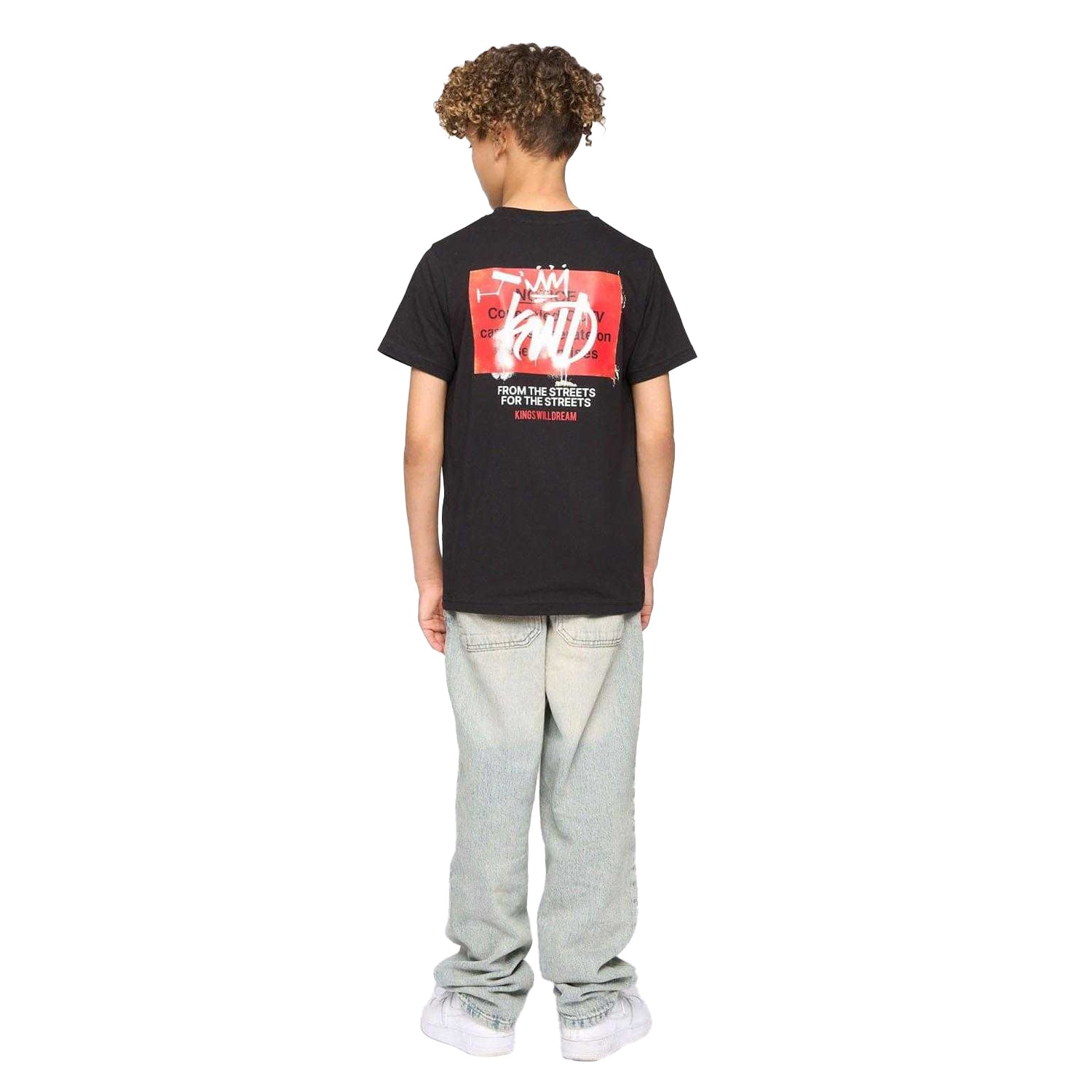 Black - Back - Kings Will Dream Childrens-Kids Cceetv T-Shirt