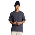 Navy - Front - Lyle & Scott Mens Interlock T-Shirt