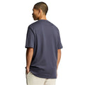 Navy - Back - Lyle & Scott Mens Interlock T-Shirt