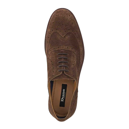 Brown - Lifestyle - Dune London Mens Baltics Suede Brogues