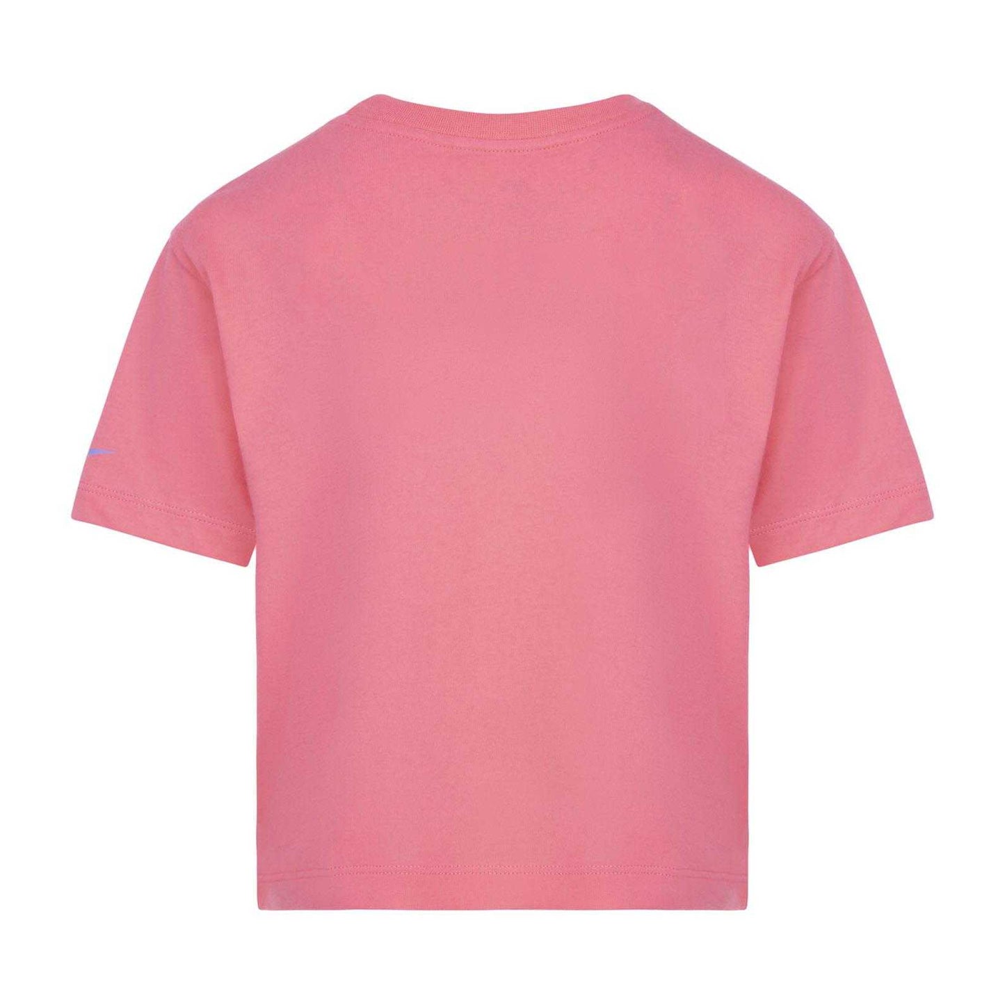 Pink - Back - Nike Girls Swoosh Varsity T-Shirt