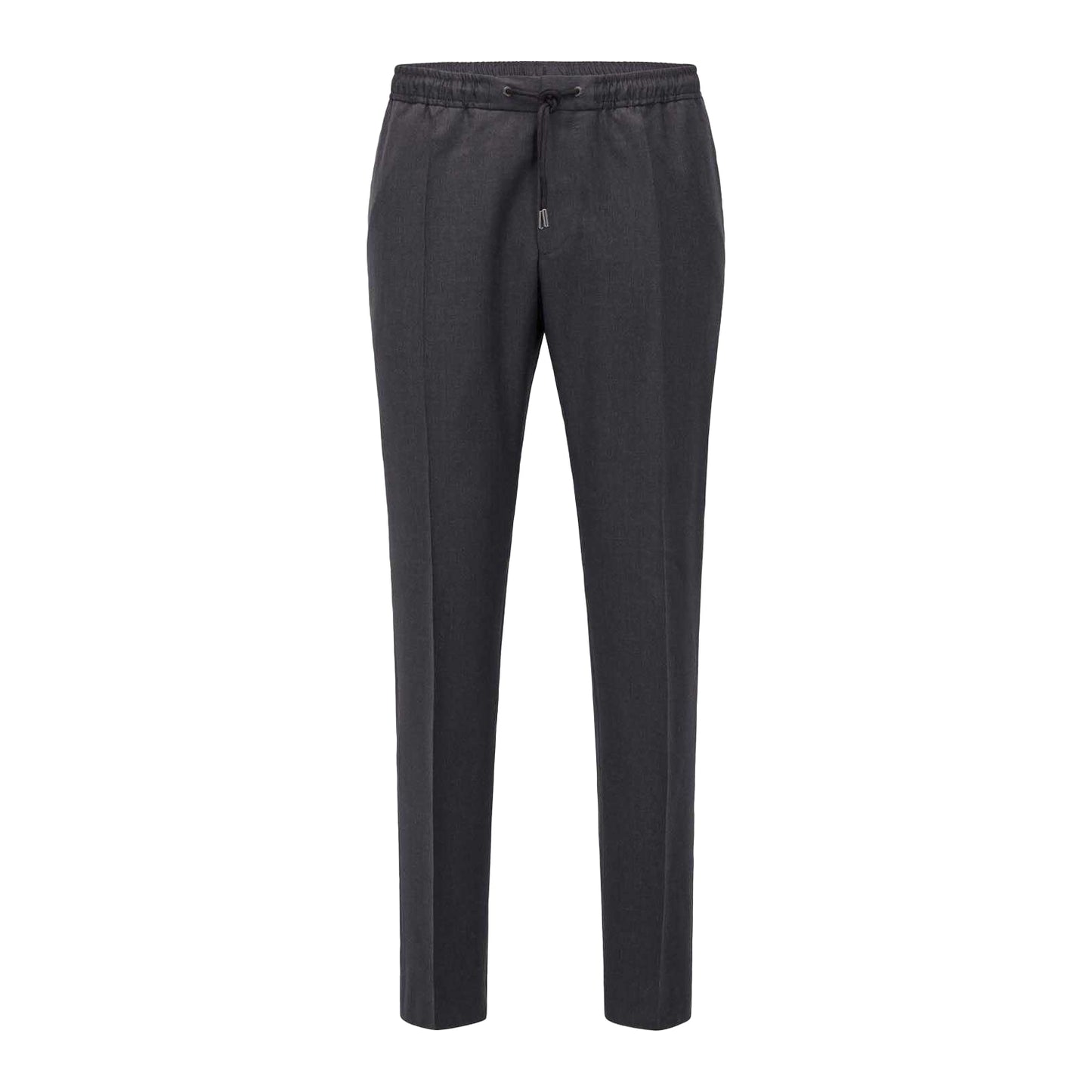 Grey - Front - Boss Mens Banks Trousers