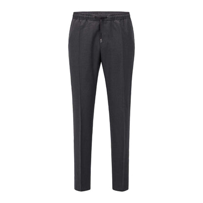 Grey - Front - Boss Mens Banks Trousers