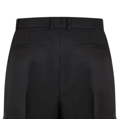 Black - Lifestyle - Off White Mens Drill Straight Cargo Trousers