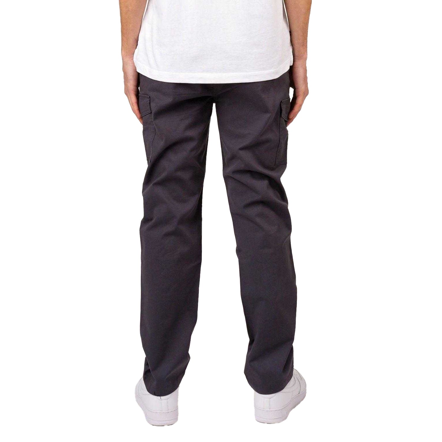 Grey - Back - Luke 1977 Mens Future Classic Cargo Trousers