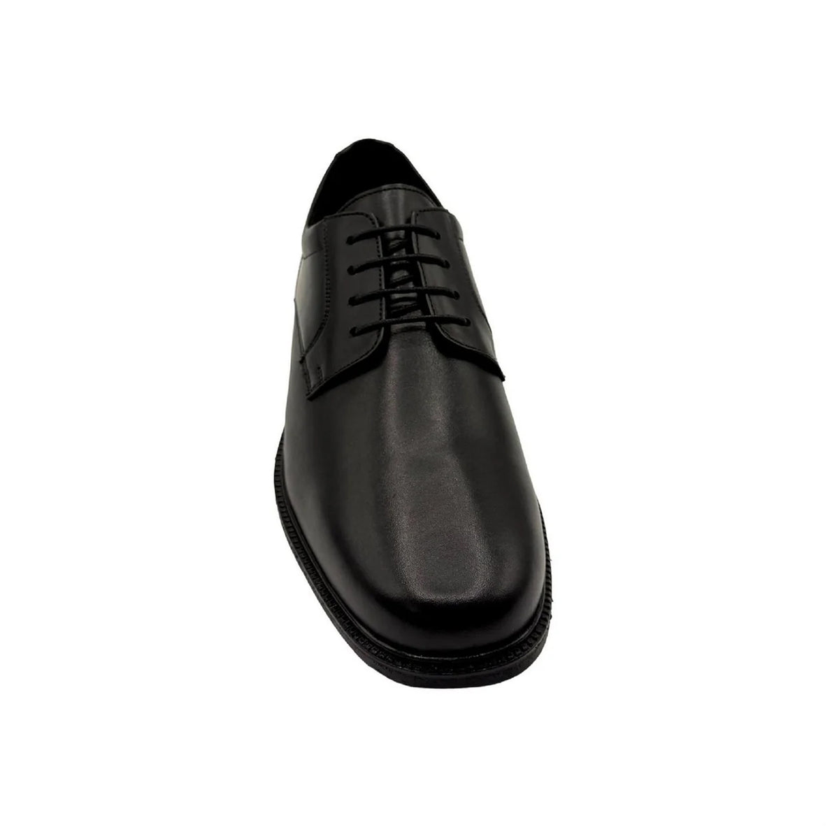 Black - Side - Rockport Mens Clinton Leather Dress Shoes