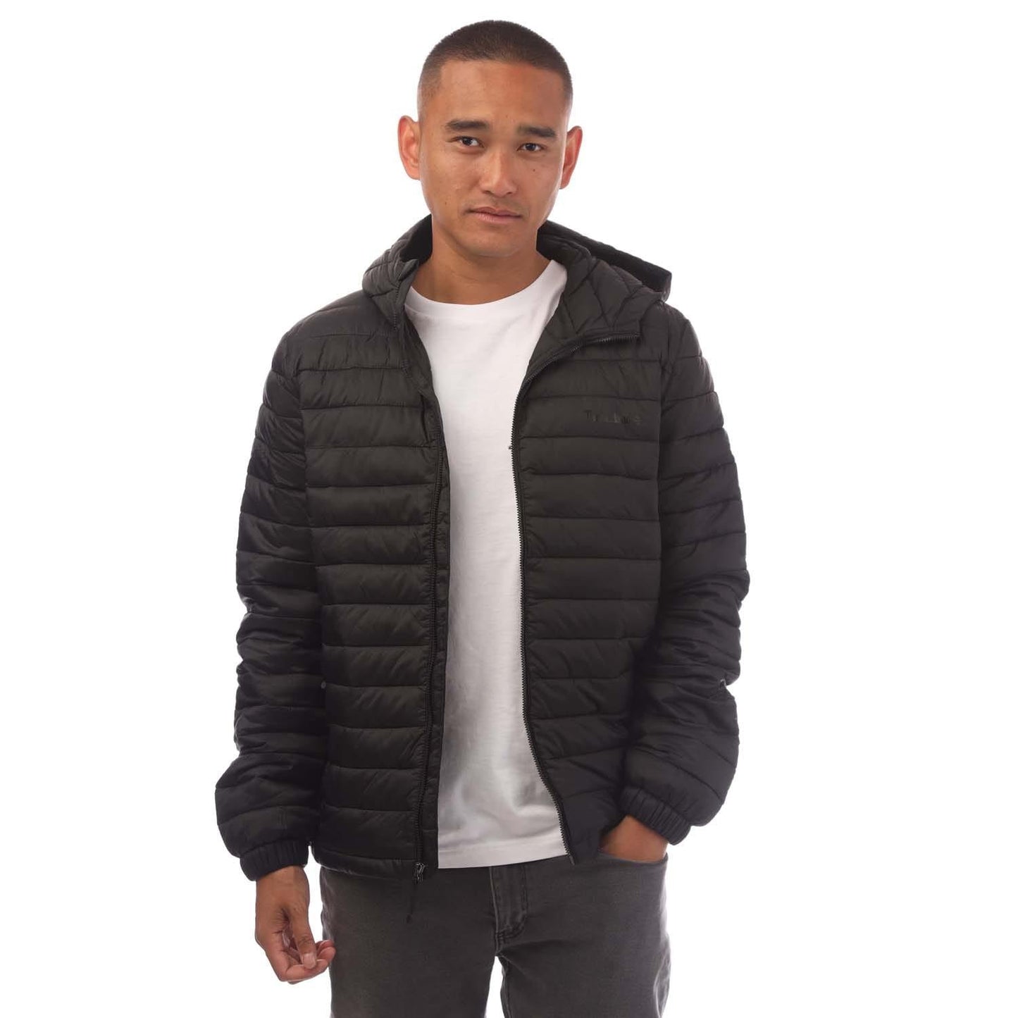 Black - Front - Timberland Mens Axis Peak Water Repellent Jacket