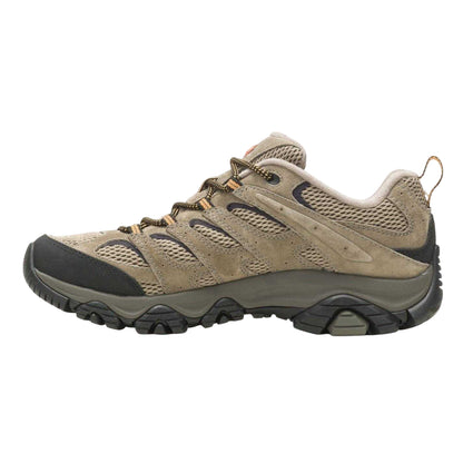 Pecan - Back - Merrell Mens Suede Hiking Shoes