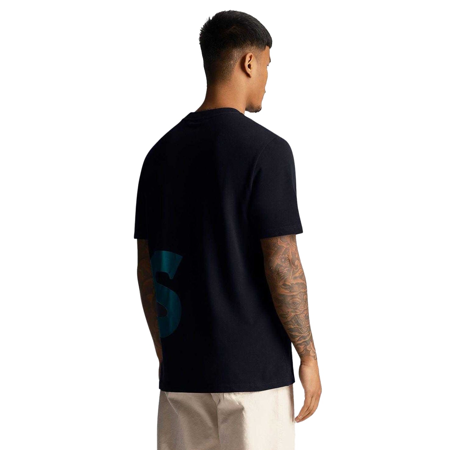 Navy - Back - Lyle & Scott Mens T-Shirt