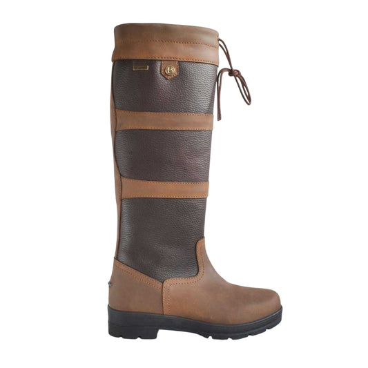 Tan-Chocolate - Front - Brogini Womens-Ladies Pembroke Leather Country Boots