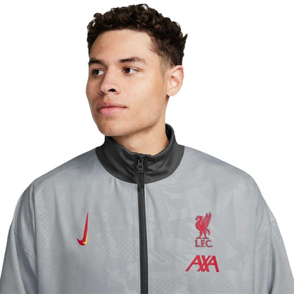 Grey - Side - Nike Mens Strike Liverpool FC Anthem Jacket