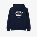 Blue - Back - Lacoste Unisex Adult Back Print Hoodie