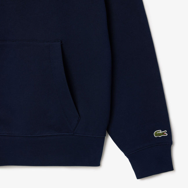 Blue - Close up - Lacoste Unisex Adult Back Print Hoodie