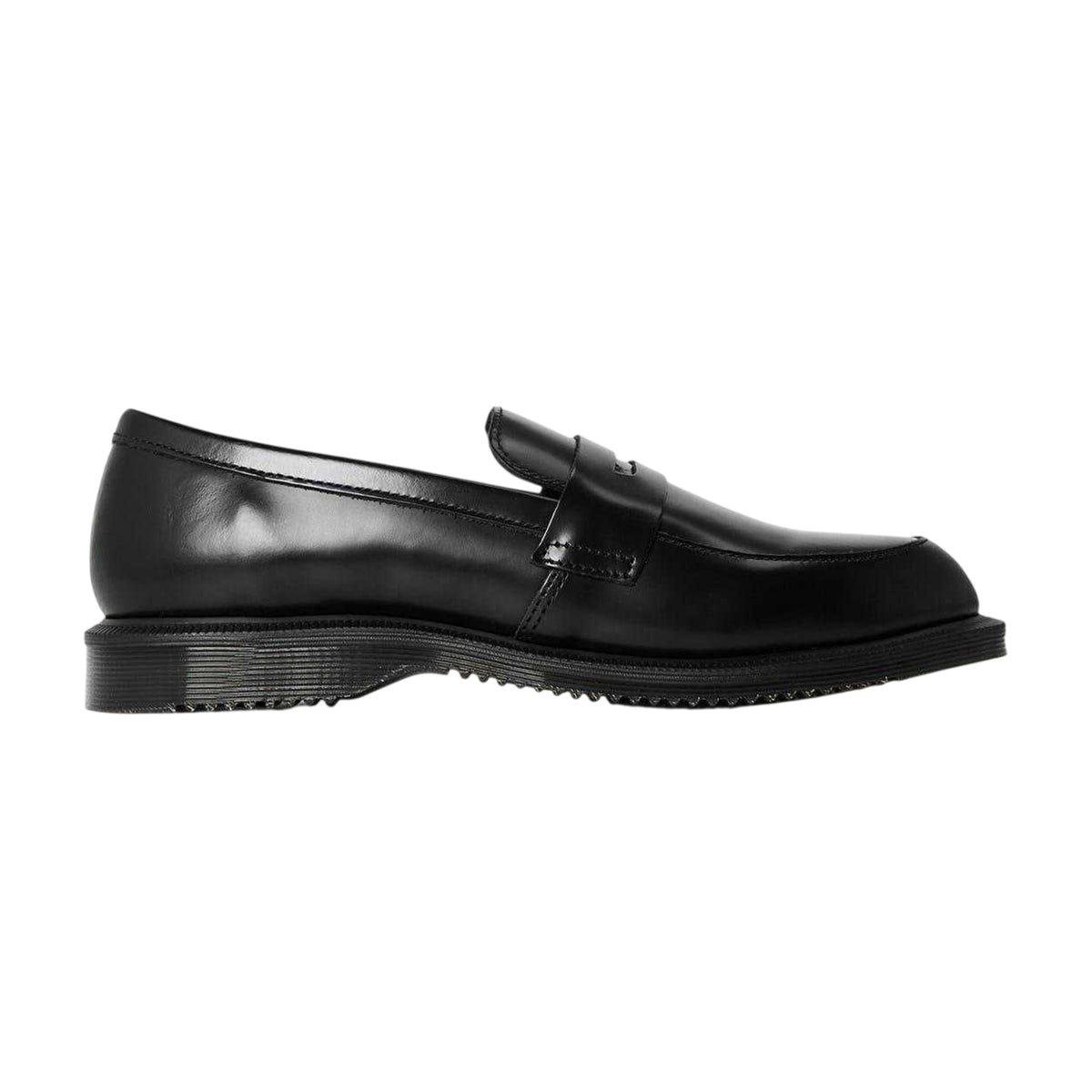 Black - Front - Dr Martens Womens-Ladies Temara Leather Penny Loafers