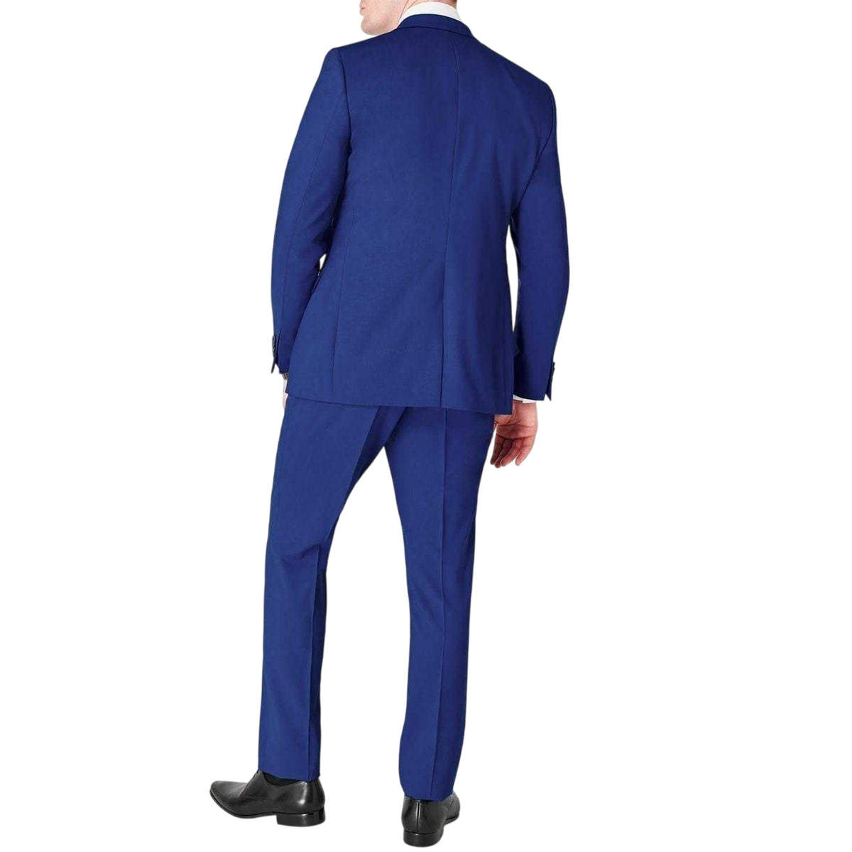 Bright Blue - Back - Without Prejudice Mens Perrin Slim Suit Trousers