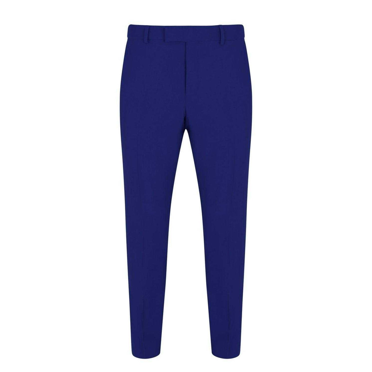 Bright Blue - Front - Without Prejudice Mens Perrin Slim Suit Trousers