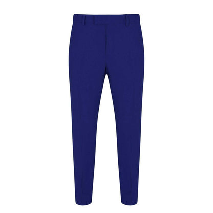 Bright Blue - Front - Without Prejudice Mens Perrin Slim Suit Trousers