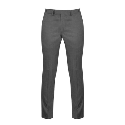 Charcoal - Front - Mayfair Mens Wilder Wool Blend Side Pocket Tailored Suit Trousers