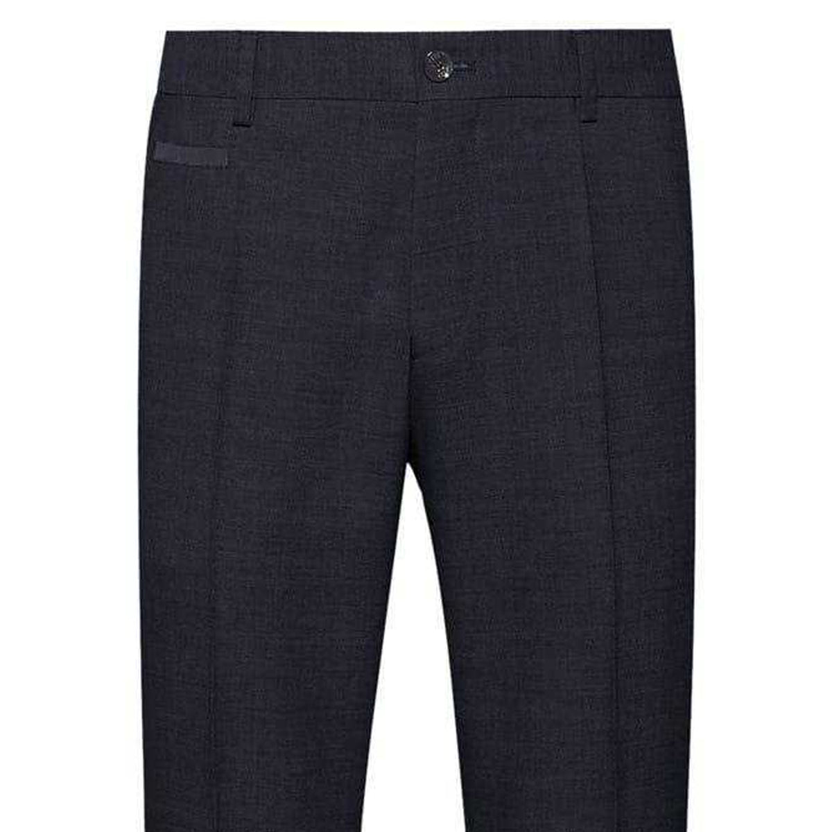Navy - Back - Hugo Boss Mens Genius Tailored Suit Trousers