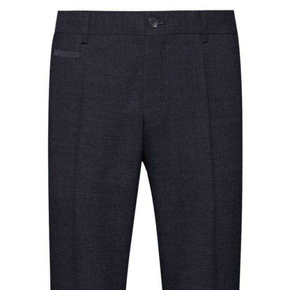 Navy - Back - Hugo Boss Mens Genius Tailored Suit Trousers