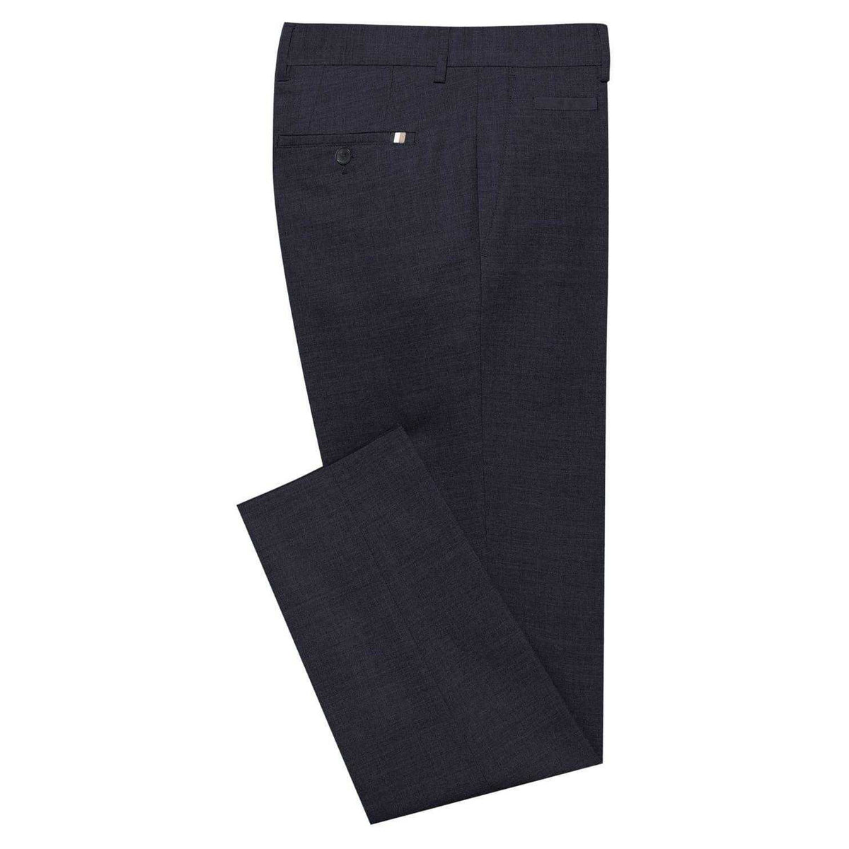 Navy - Side - Hugo Boss Mens Genius Tailored Suit Trousers