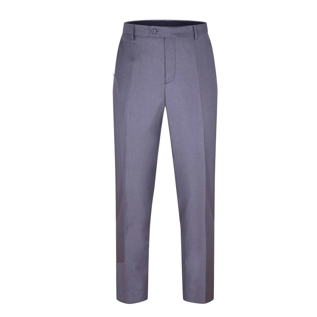Grey - Side - Scotch Mens Plain Single-Breasted Suit Set