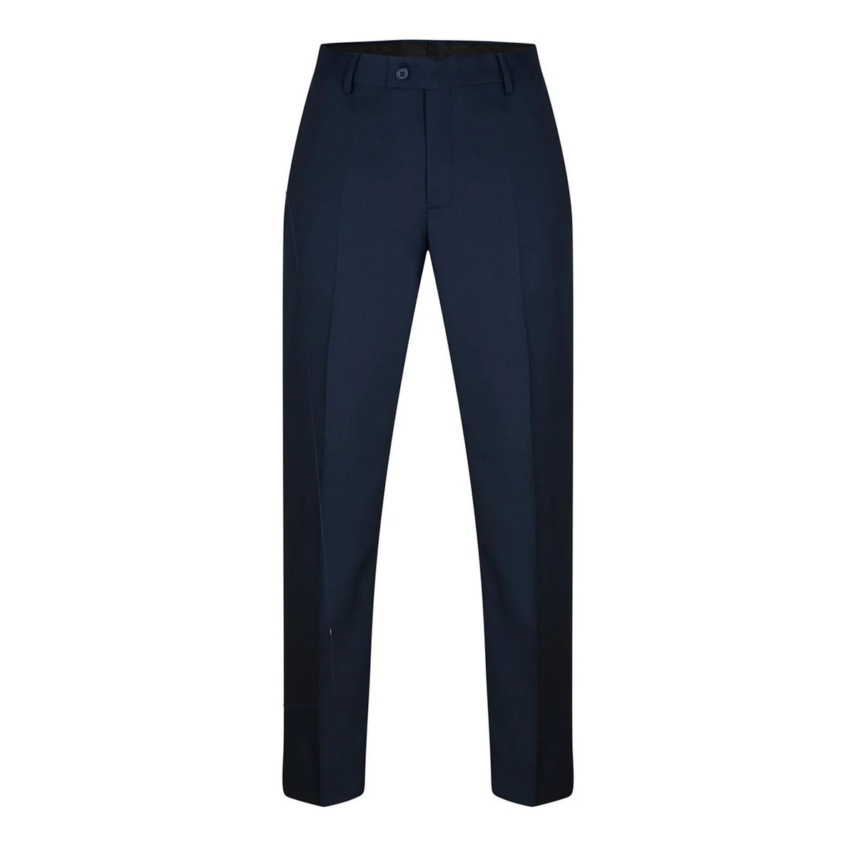 Navy - Side - Scotch Mens Plain Single-Breasted Suit Set