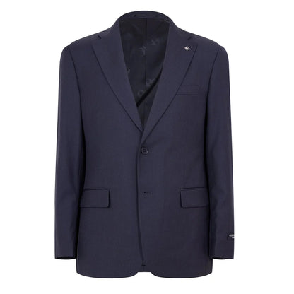 Charcoal - Back - Scotch Mens Plain Single-Breasted Suit Set
