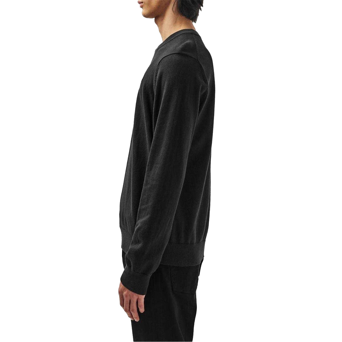 Black - Side - Paul Smith Mens Zebra Organic Cotton Jumper