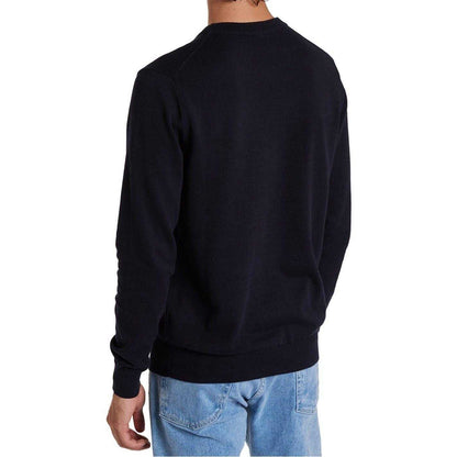 Blue - Back - Paul Smith Mens Zebra Organic Cotton Jumper